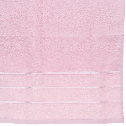 Полотенце махровое 70140см LUNA цвет светло-розовый 10100 плотность 360грм2 с петелькой-подвесом_8